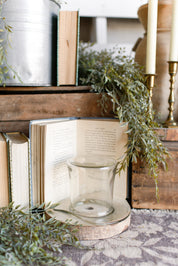 Vintage Glass Top Hat