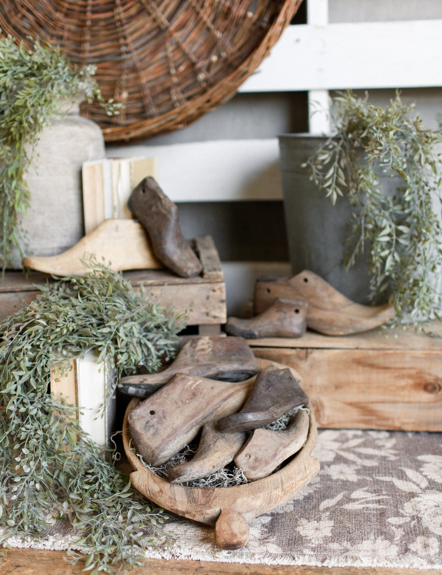 Vintage Wood Shoe Mold (2 Sizes) The Little Burlap Barn®