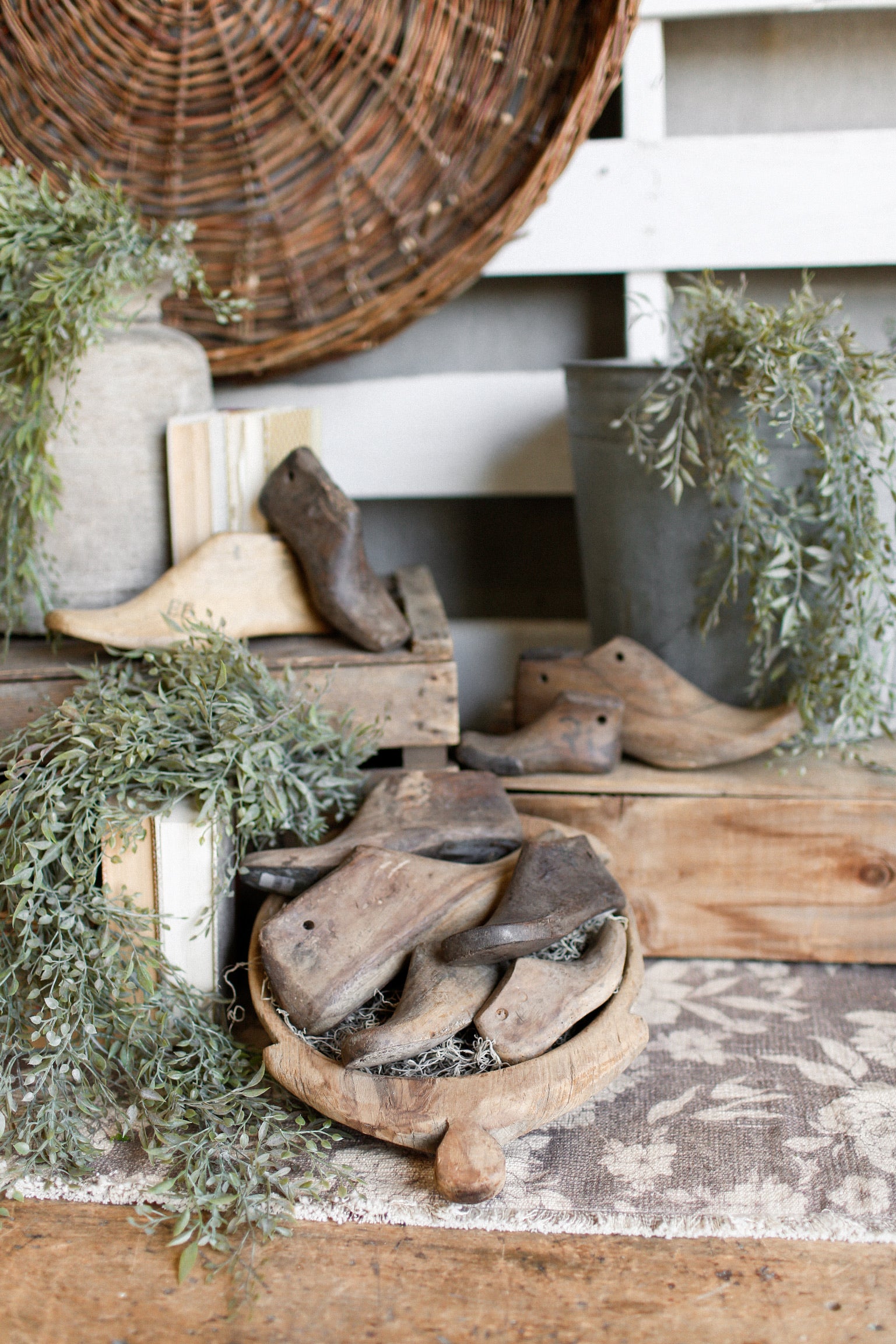 Vintage Wood Shoe Mold (2 Sizes) The Little Burlap Barn®