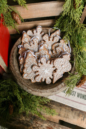 White Gingerbread Ornament
