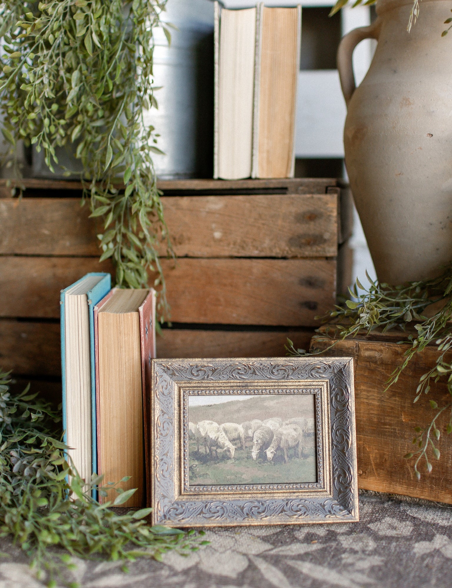 Sheep Landscape Framed Art The Little Burlap Barn®
