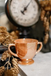 Vintage Fire King Peach Sugar