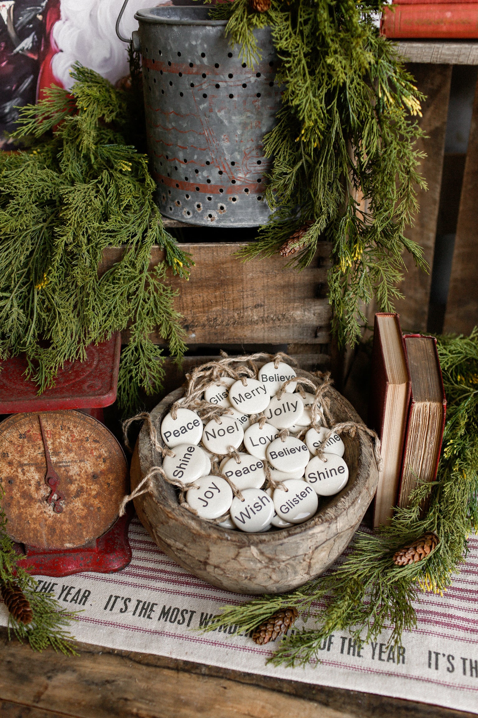 Stoneware Holiday Ornament