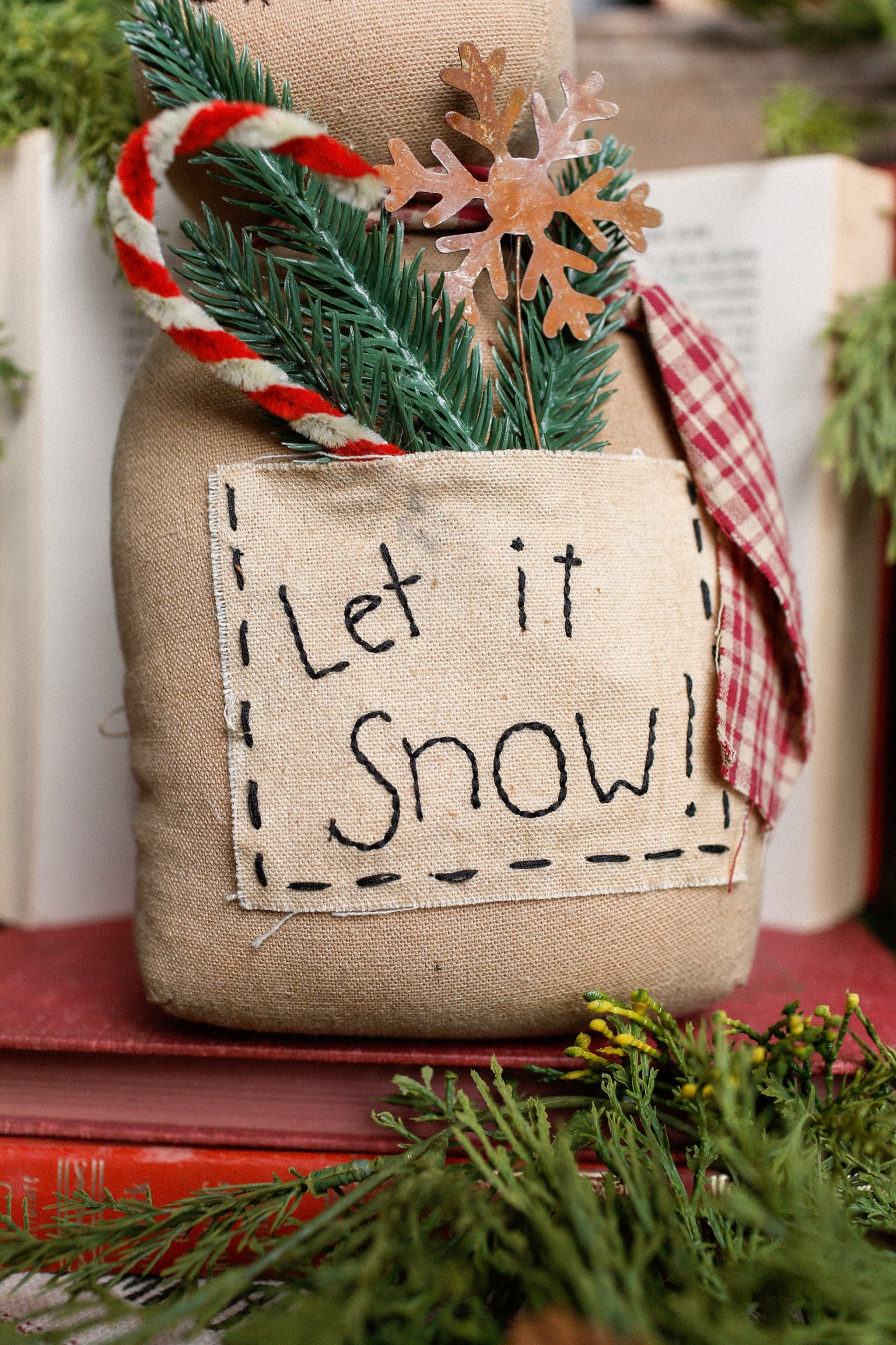 Handmade Let It Snow Doll