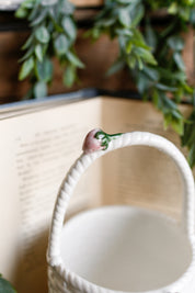Stoneware Strawberry Basket