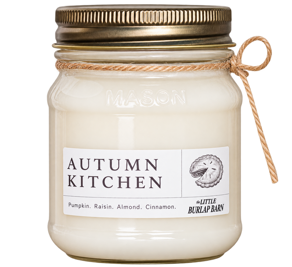 Autumn Kitchen Mason Jar Candle