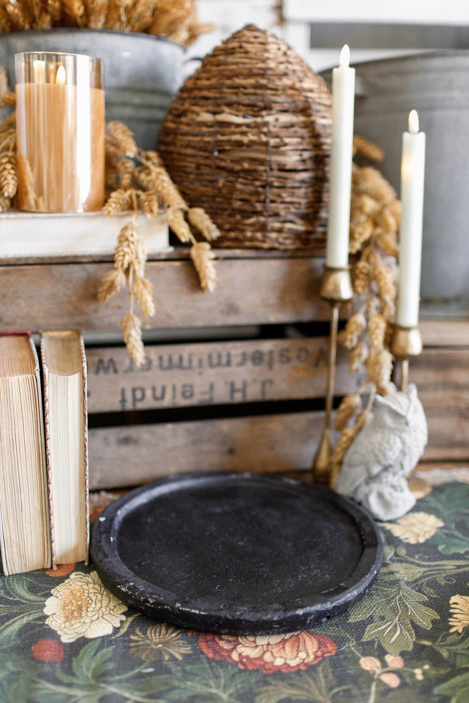 Vintage Village Plate