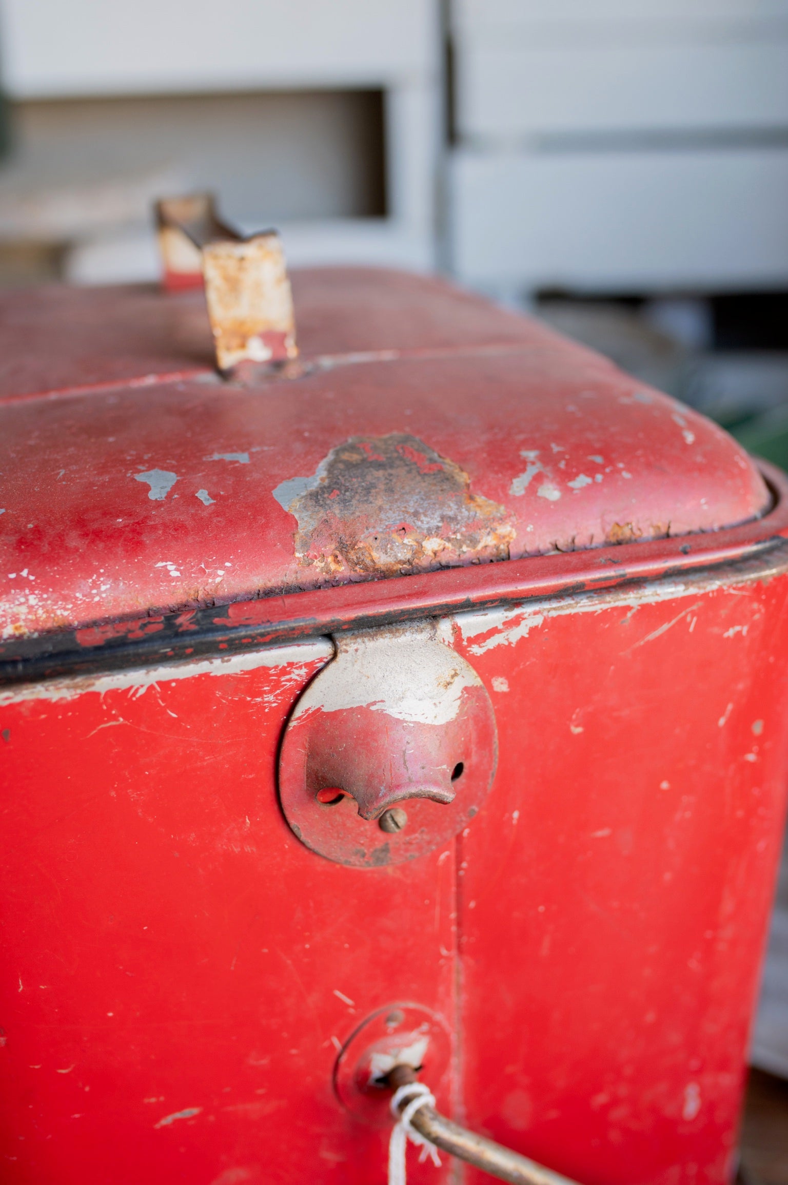 1950's Red Cooler