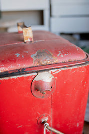 1950's Red Cooler