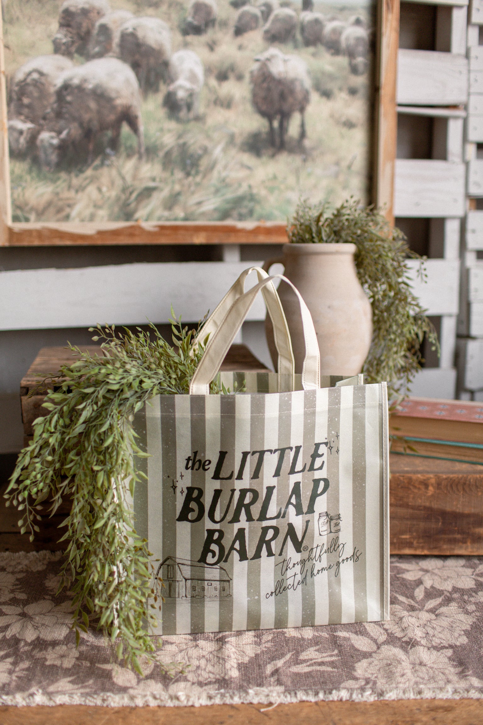 TLBB Reusable Tote Bag The Little Burlap Barn®