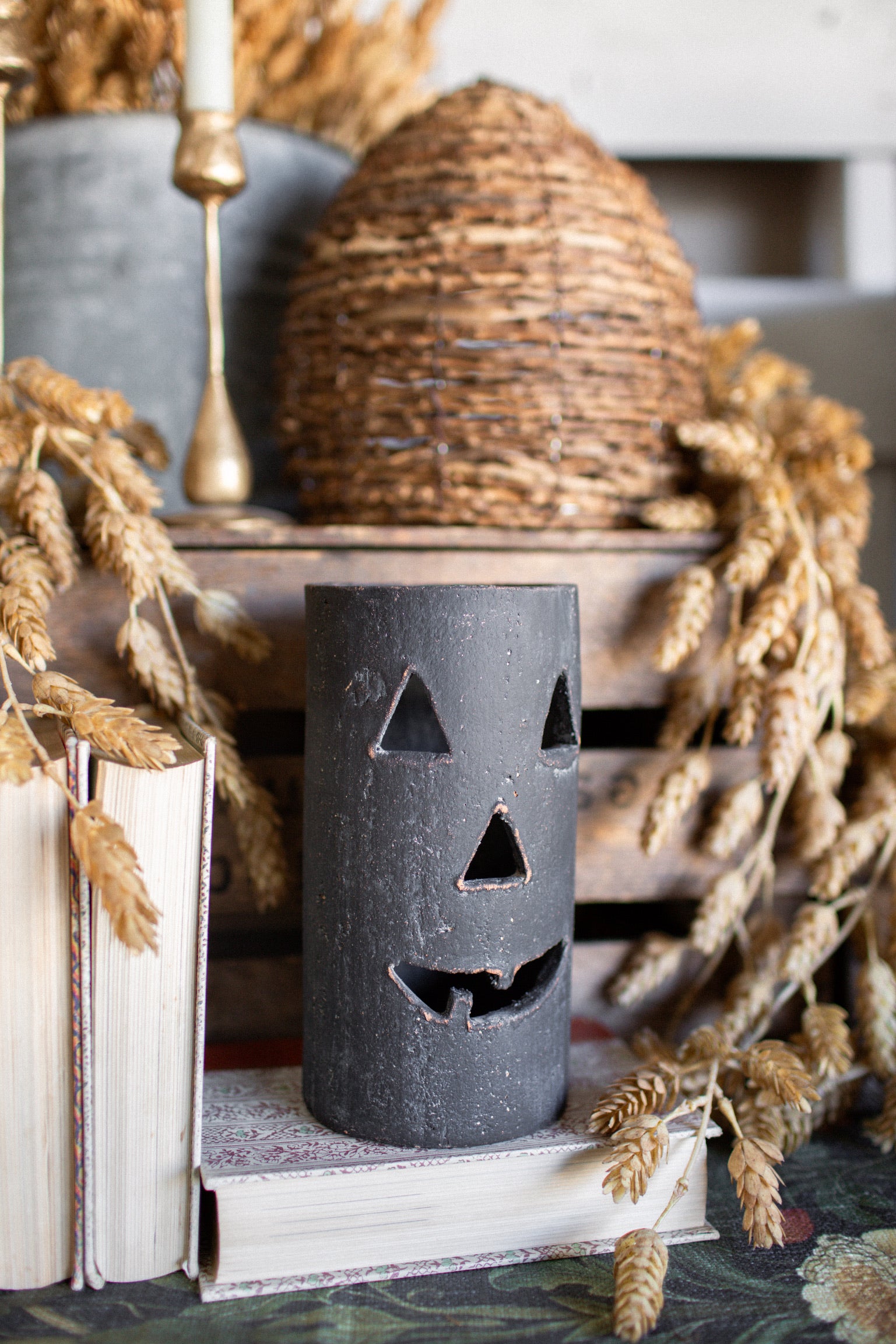 Handmade Clay Jack Lantern