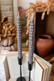 Spooky Pumpkin Taper Candle