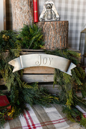 Aged Joy Hanging Sign