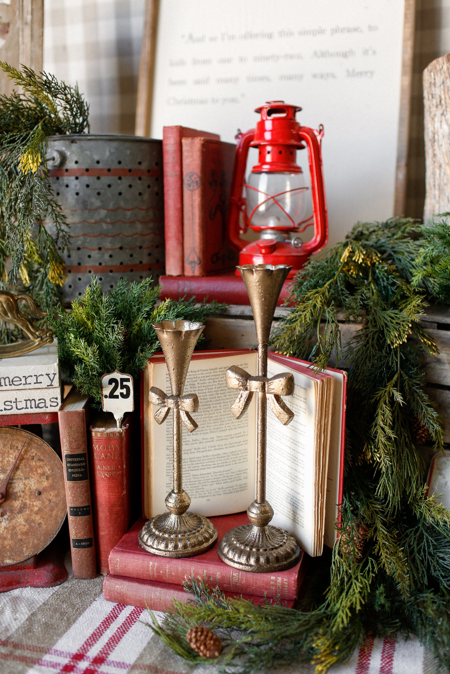 Fluted Bow Candlestick