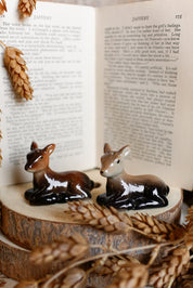 Vintage Deer S&P Shakers (Set of 2)