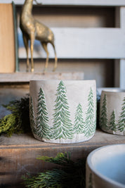 Concrete Tree Farm Pot