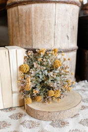 Whimsy Wildflower Sphere (Mustard)