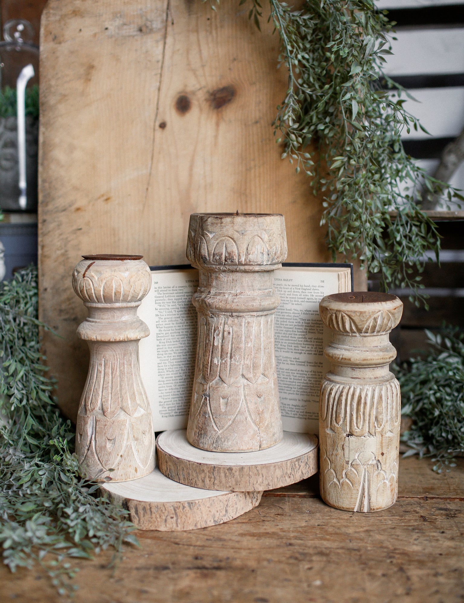 Vintage Chunky Candlestick The Little Burlap Barn®