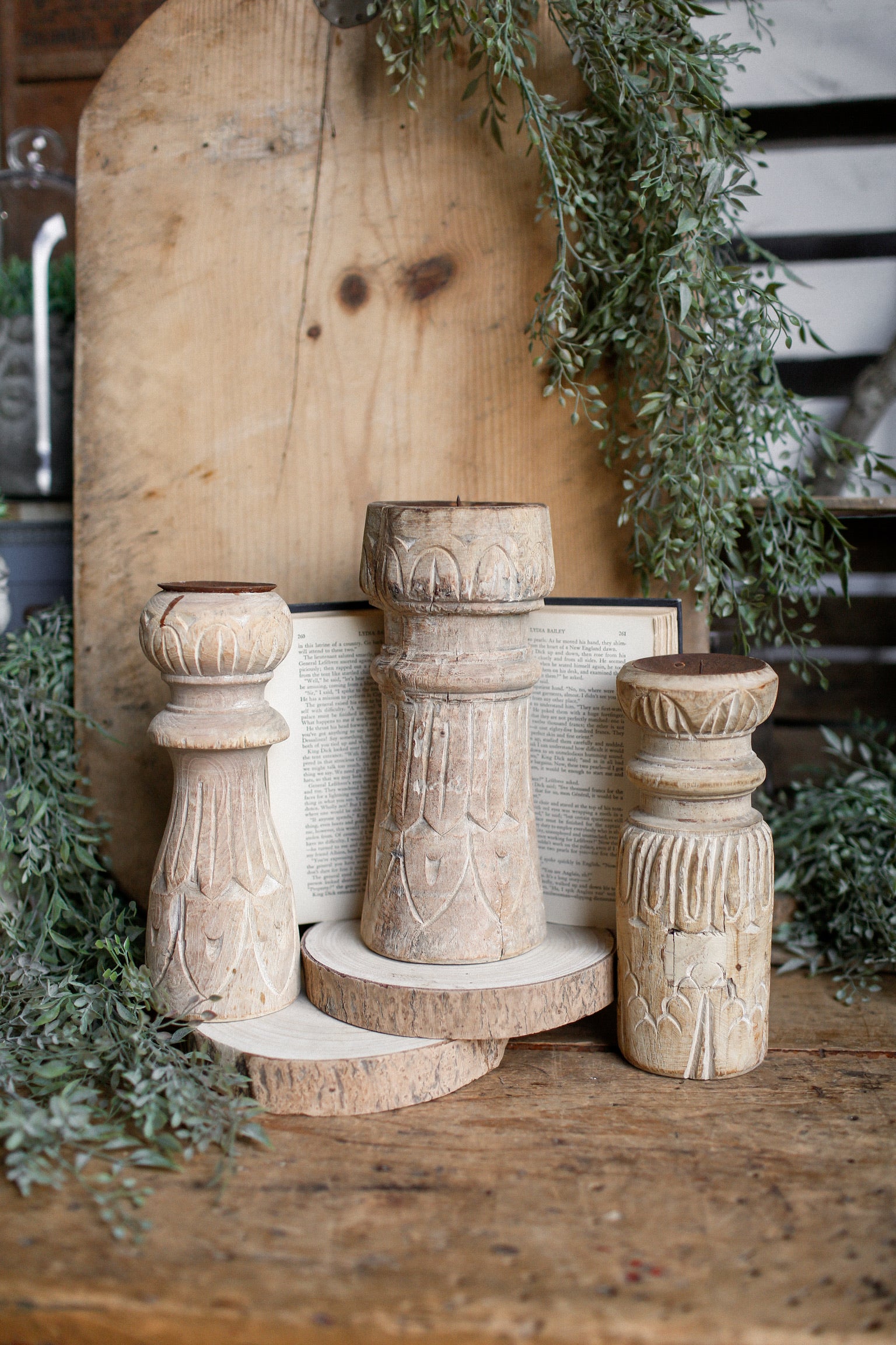 Vintage Chunky Candlestick The Little Burlap Barn®