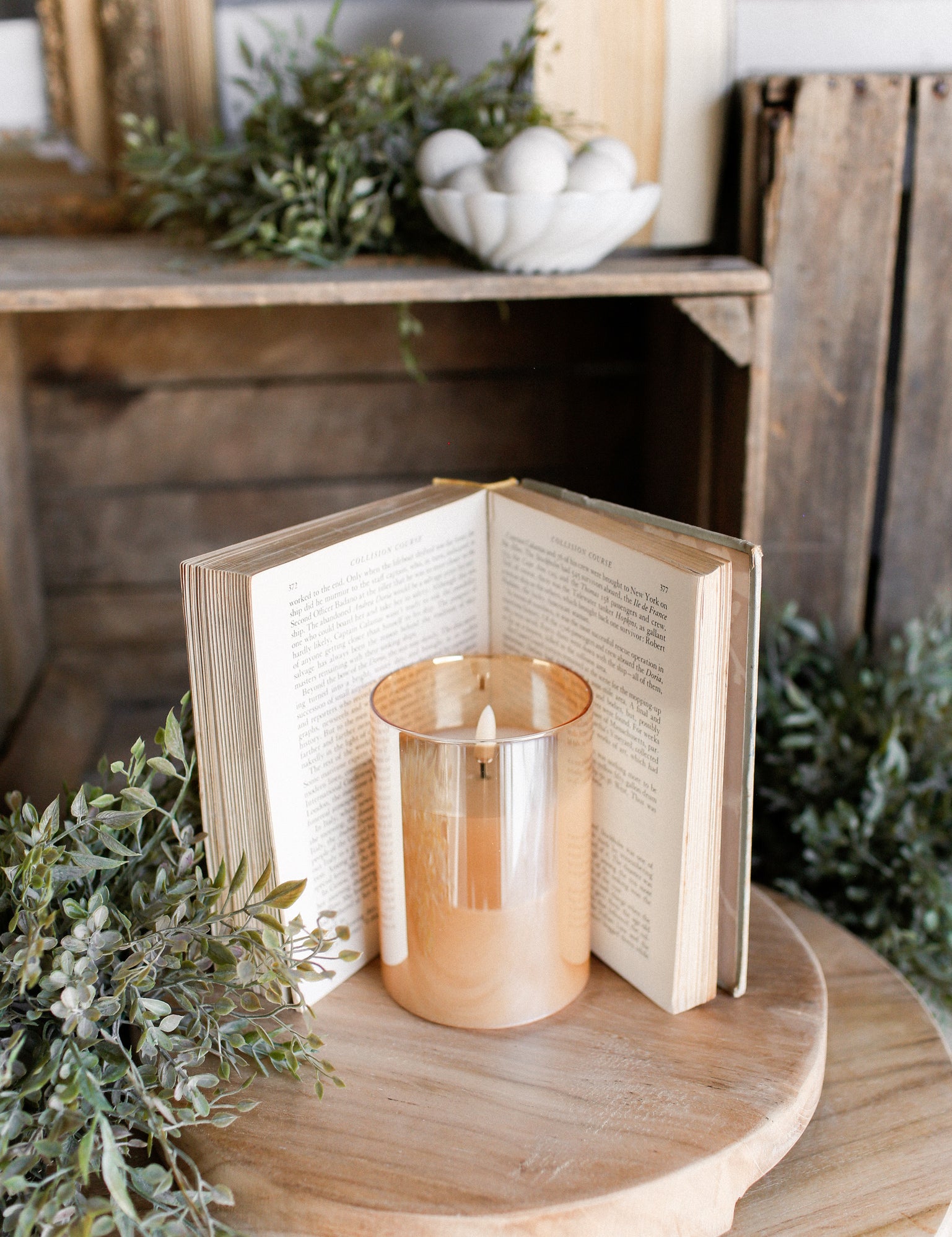 XXS Champagne Flameless Candle The Little Burlap Barn®