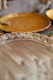 Stoneware Botanical Plate