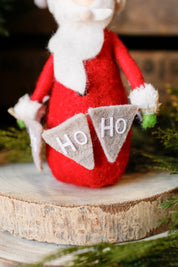 Handmade Ho Ho Ho Santa Doll The Little Burlap Barn®