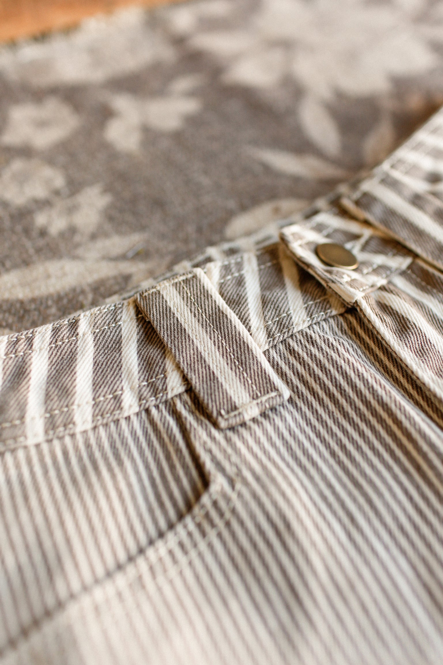 Franklin Stripe Mixed Pant