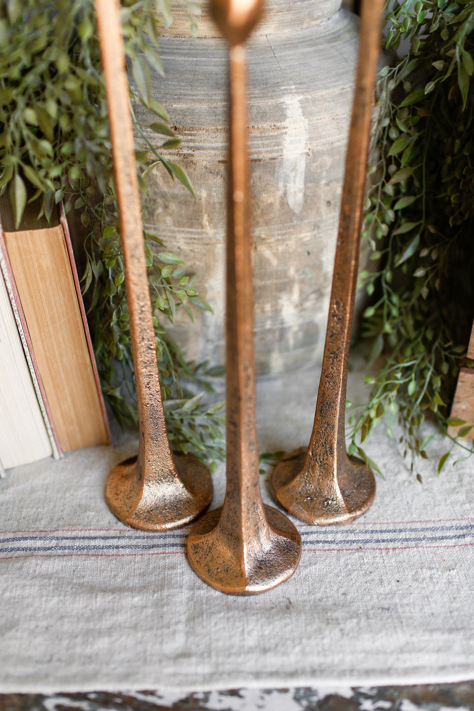 Hand-Forged Copper Candlestick The Little Burlap Barn®