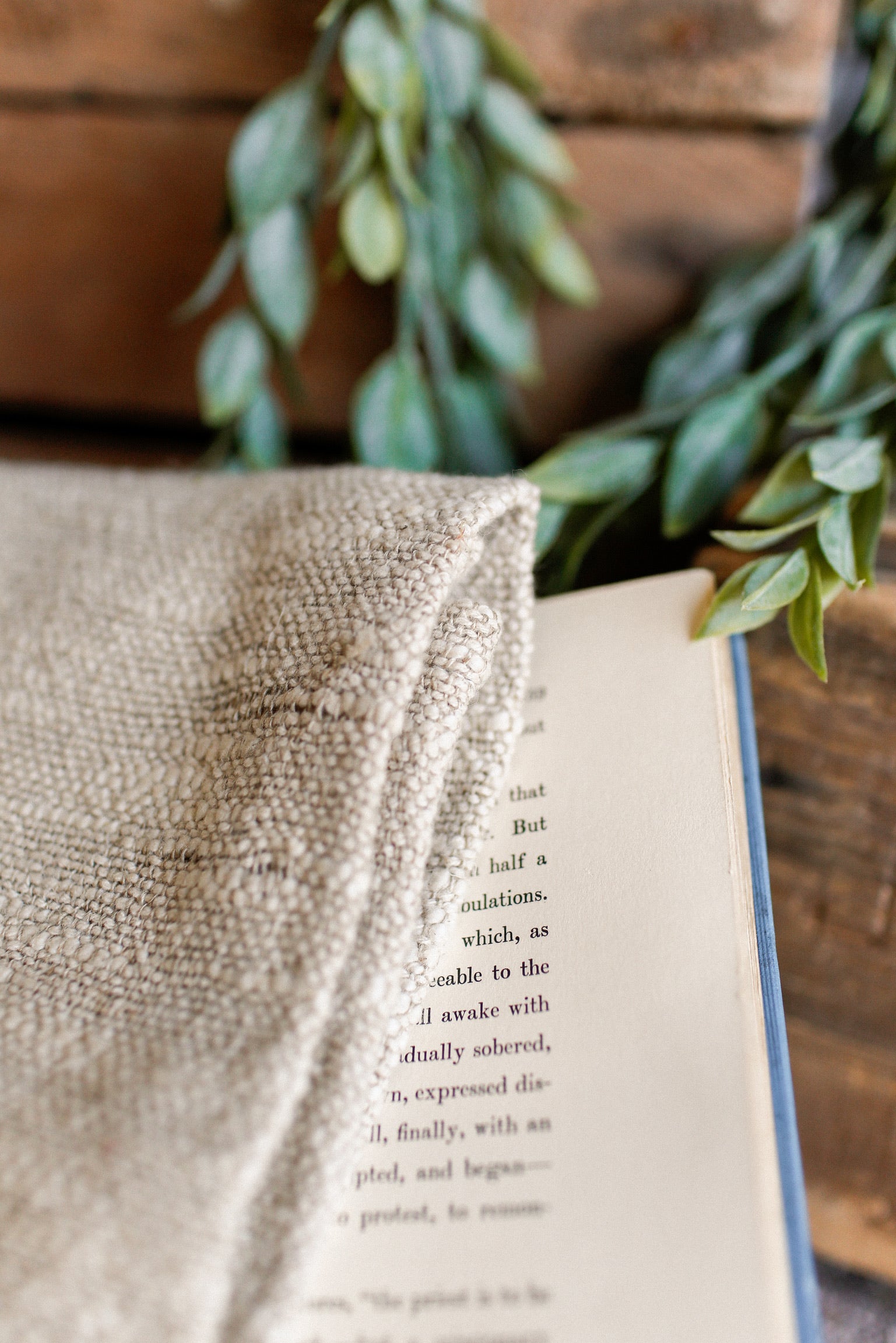 Linen Embroidered Towel