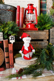 Handmade Ho Ho Ho Santa Doll The Little Burlap Barn®