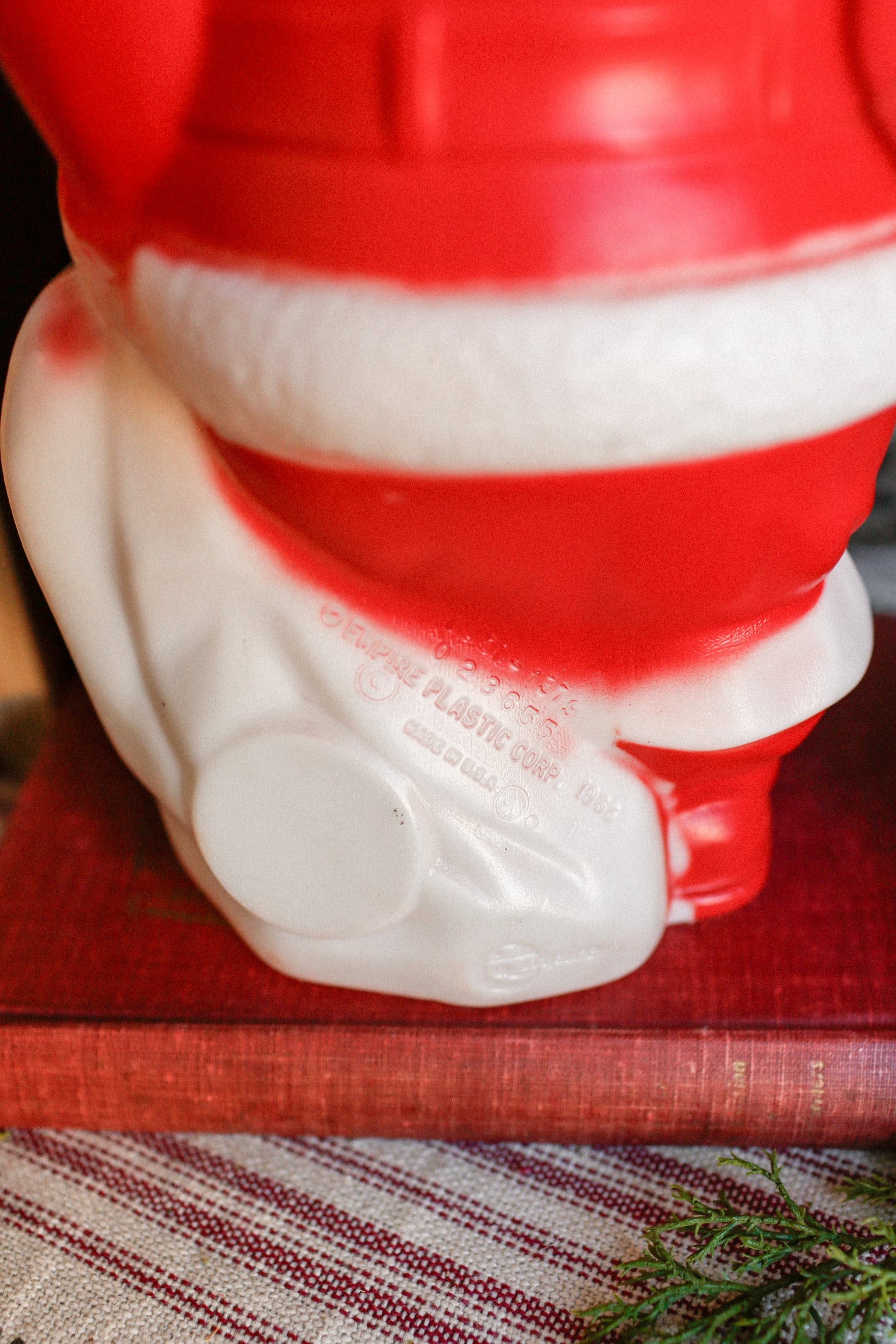 Vintage 1968 Empire Santa Blow Mold