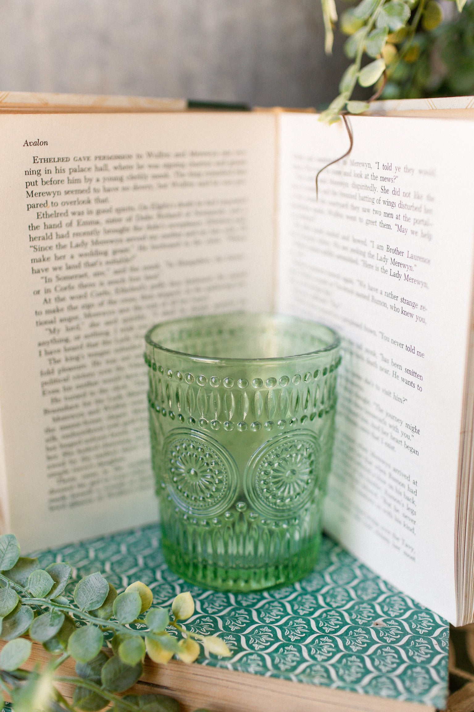 Embossed Drinking Glasses The Little Burlap Barn®