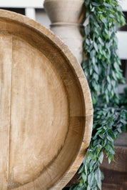 Hand-Carved Mango Wood Tray