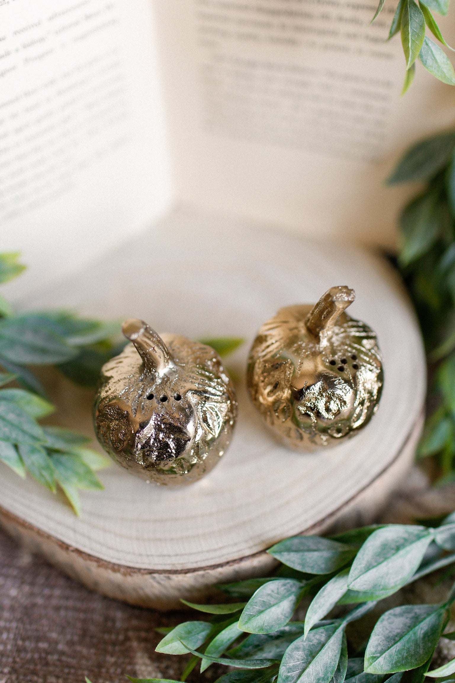 Gilded Strawberry S&P Shakers
