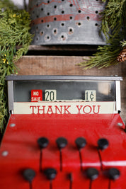 Vintage Kamkap Red Toy Register