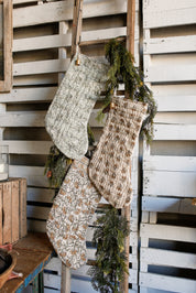 Block Print Stocking