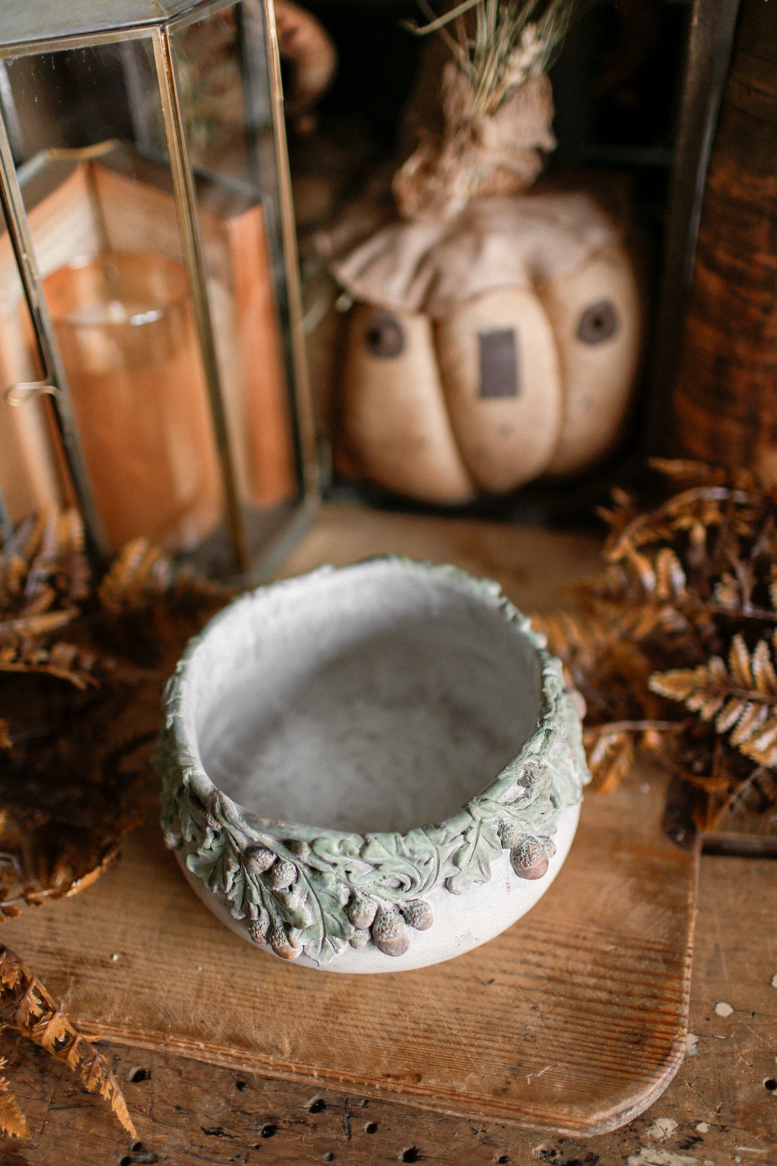 Concrete Acorn Pot The Little Burlap Barn®