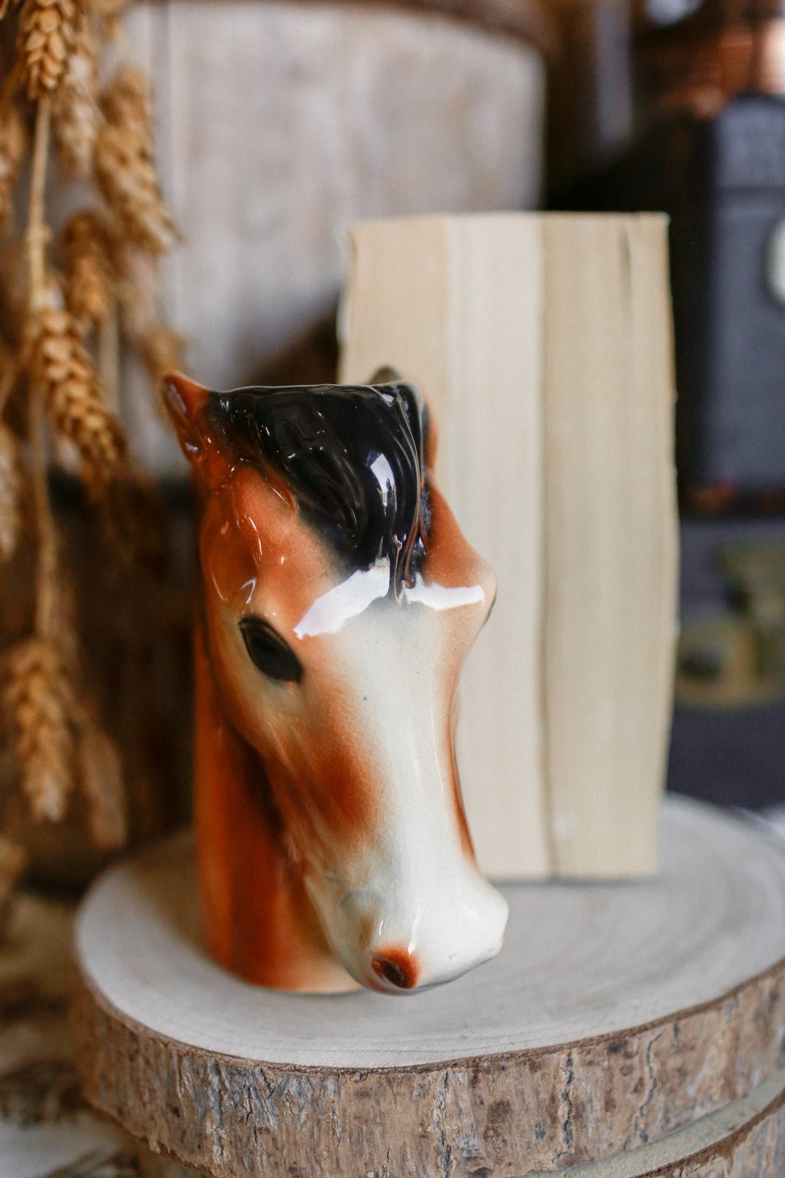 Vintage 1950's Horse Planter