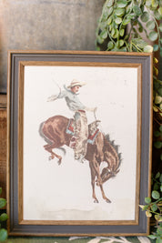 Bucking Bronco Framed Art The Little Burlap Barn®