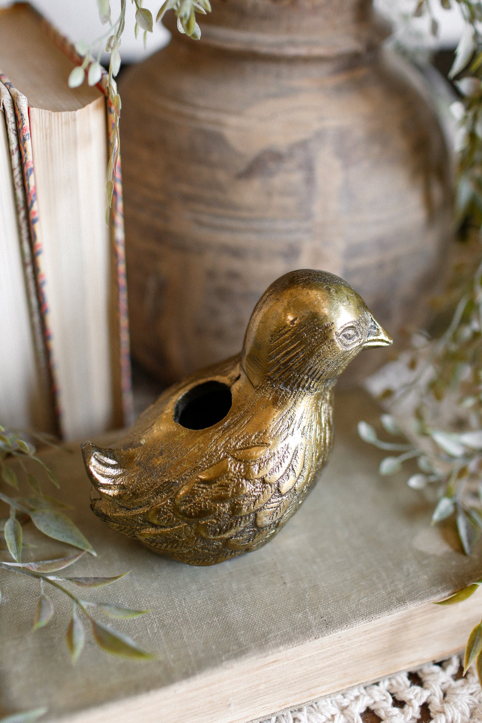 Gilded Roost Bud Candlestick