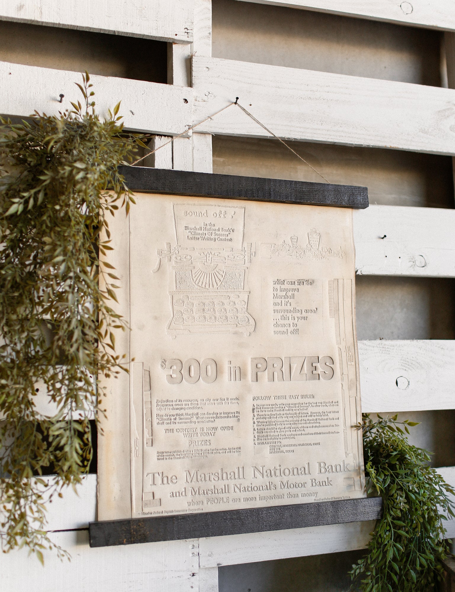 Vintage Newspaper Print The Little Burlap Barn®