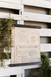 Vintage Newspaper Print The Little Burlap Barn®