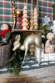 Vintage Brass Regency Deer
