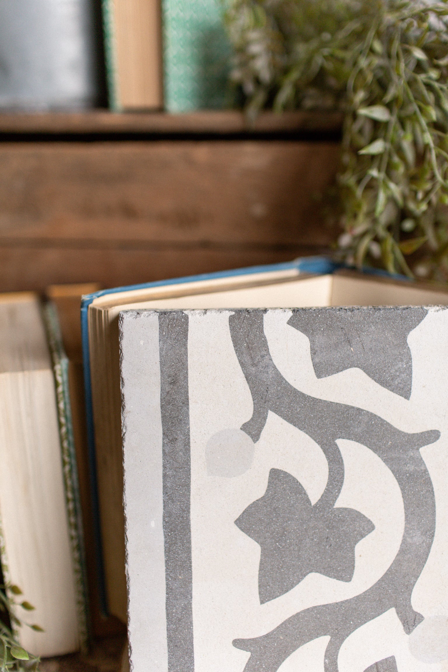 Salvaged Floral European Tile The Little Burlap Barn®