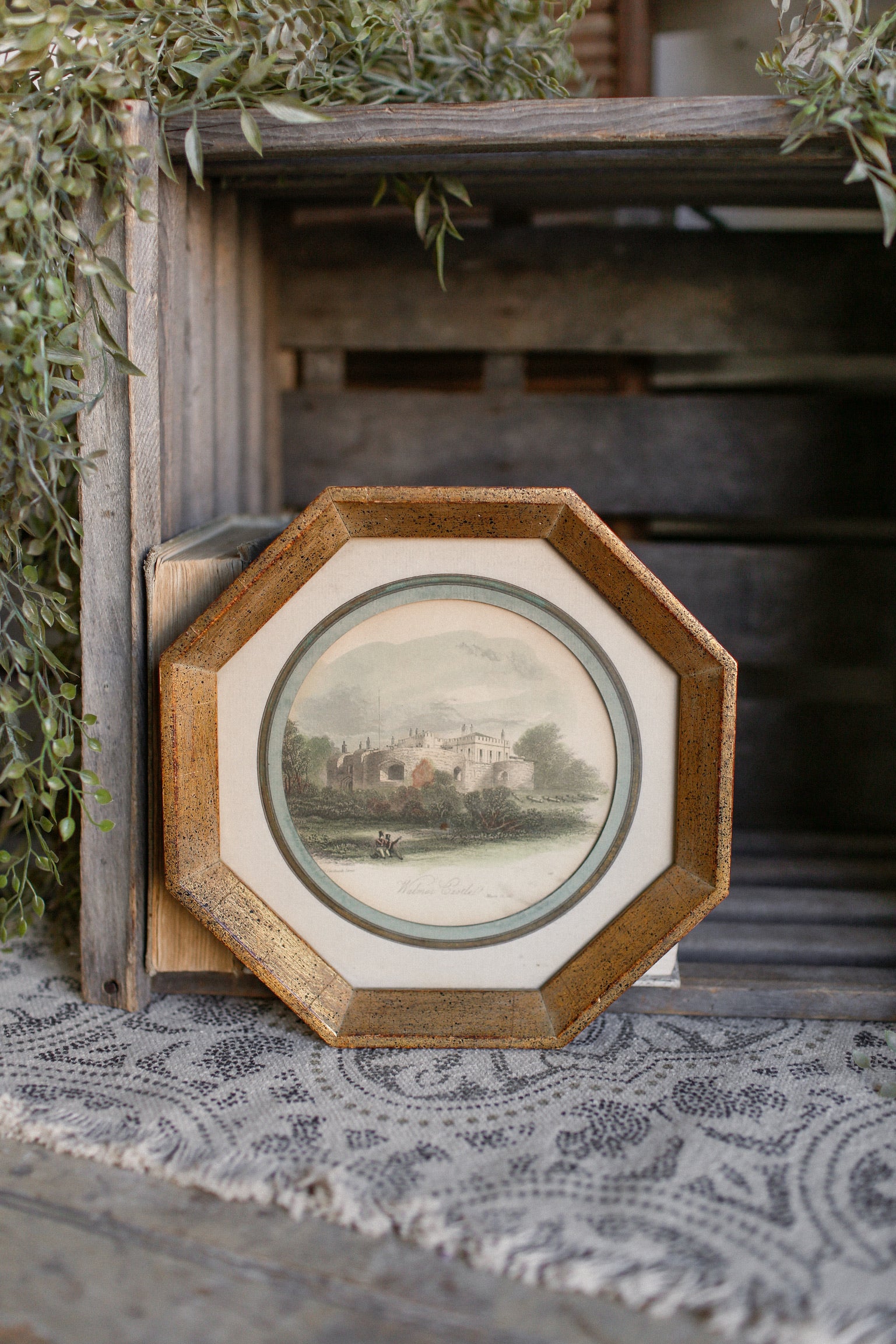 Vintage Walmer Castle Framed Print