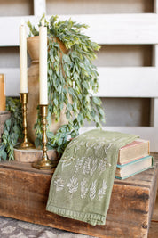 Embroidered Wildflower Towels