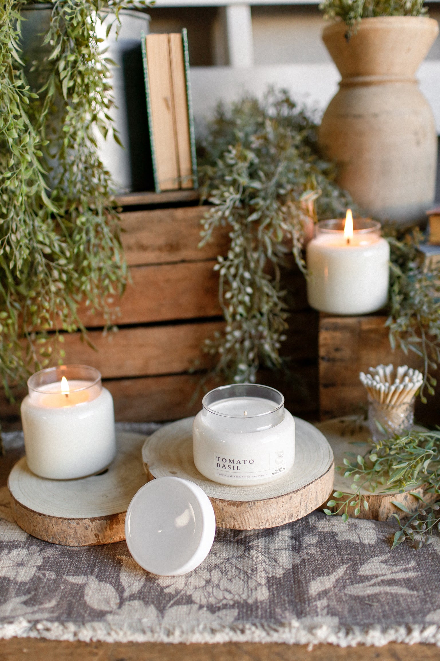 Apothecary Candle -- Tomato Basil The Little Burlap Barn®