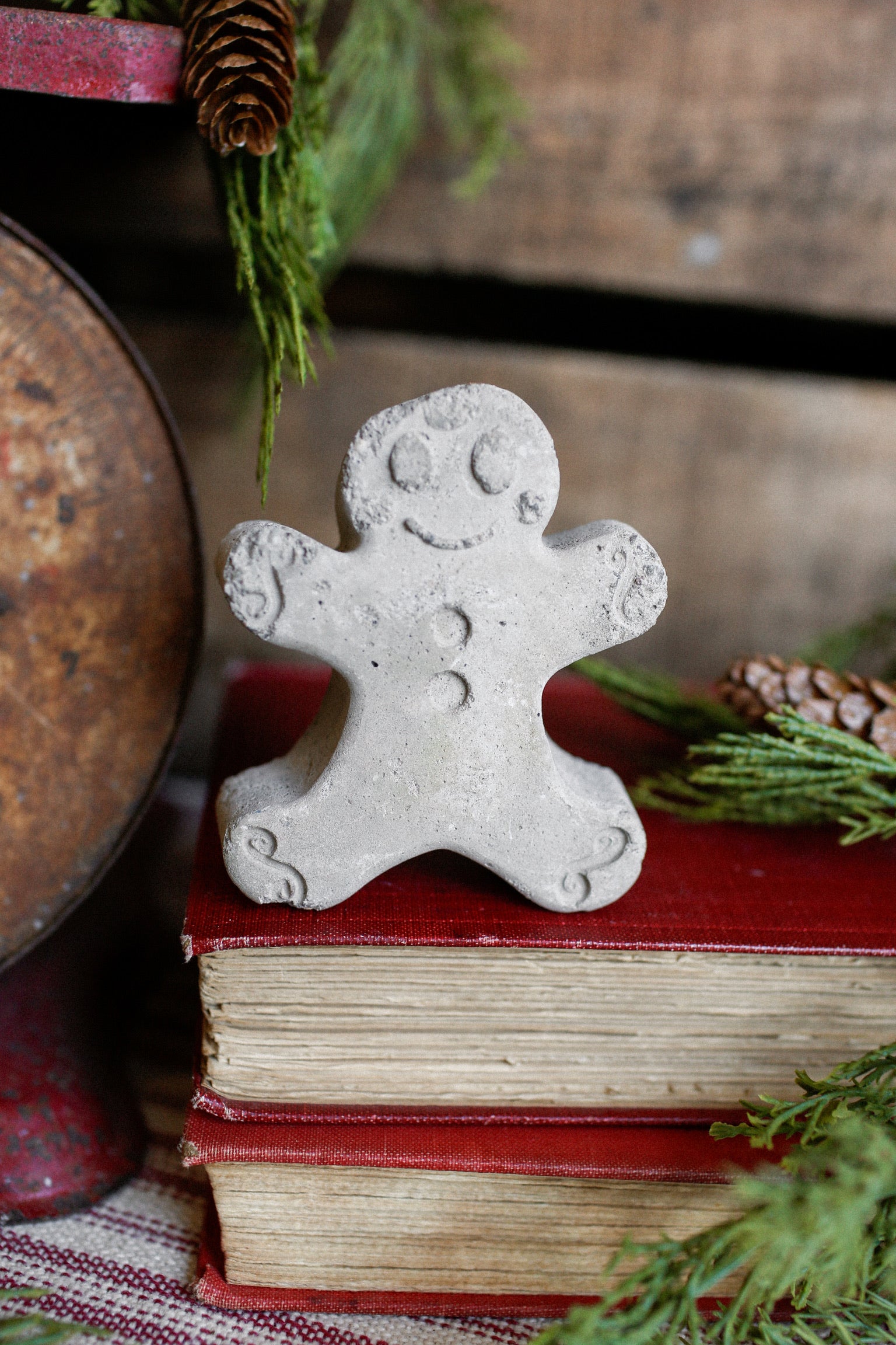 Concrete Gingerbread Man