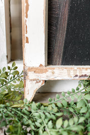 Salvaged Framed Woman Canvas