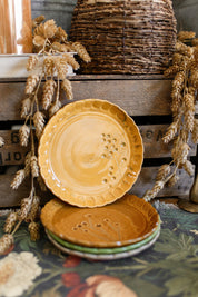 Stoneware Botanical Plate